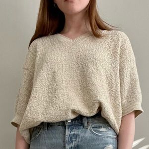 Vintage Short Sleeved Sweater Tee